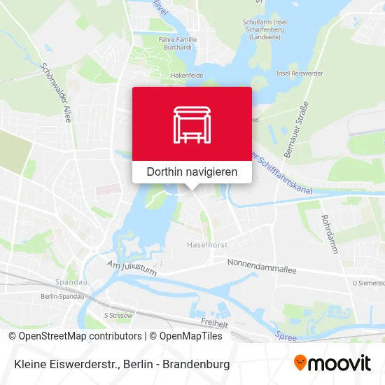 Kleine Eiswerderstr. Karte