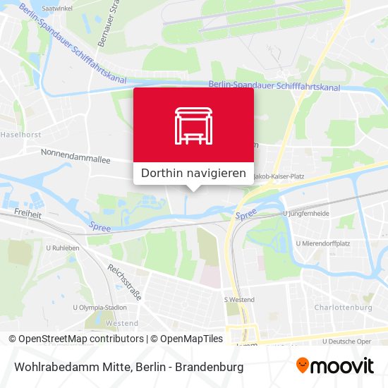 Wohlrabedamm Mitte Karte