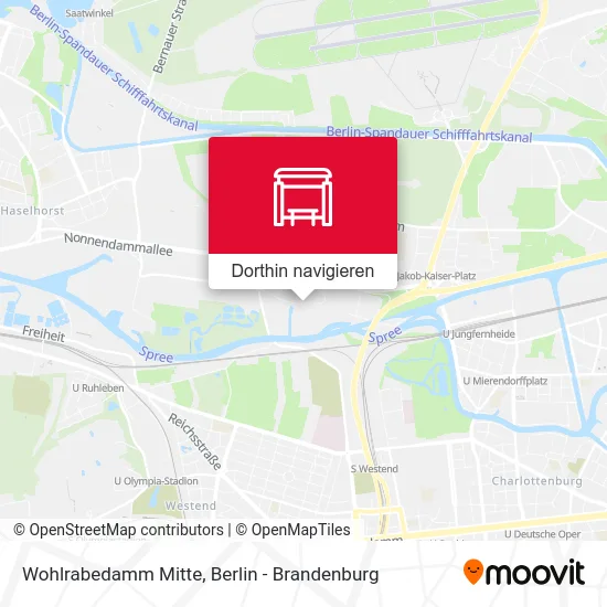 Wohlrabedamm Mitte Karte