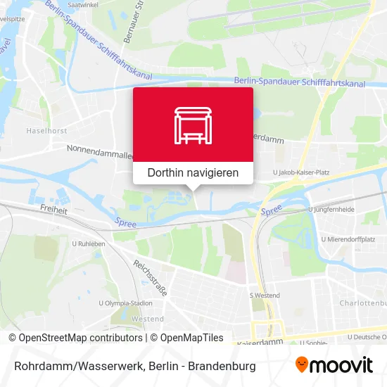 Rohrdamm/Wasserwerk Karte