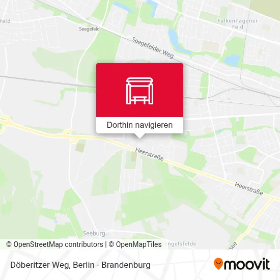 Döberitzer Weg Karte