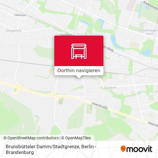 Brunsbütteler Damm/Stadtgrenze Karte