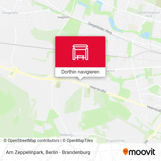 Am Zeppelinpark Karte