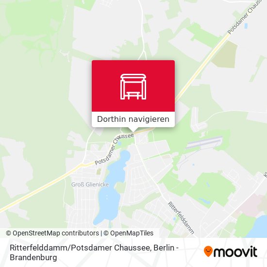 Ritterfelddamm / Potsdamer Chaussee Karte