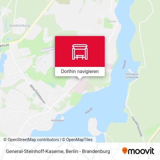 General-Steinhoff-Kaserne Karte