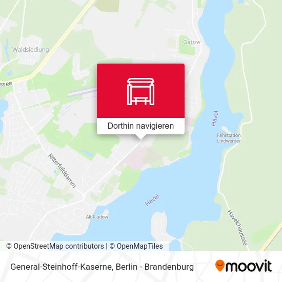 General-Steinhoff-Kaserne Karte