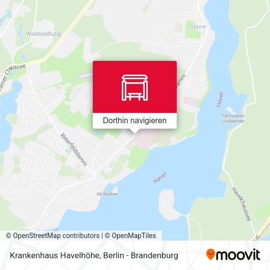 Krankenhaus Havelhöhe Karte