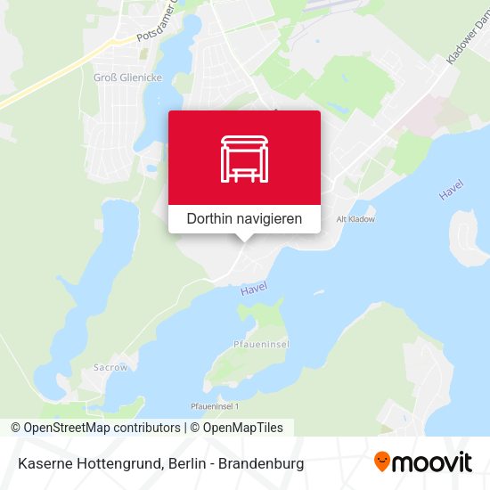 Kaserne Hottengrund Karte