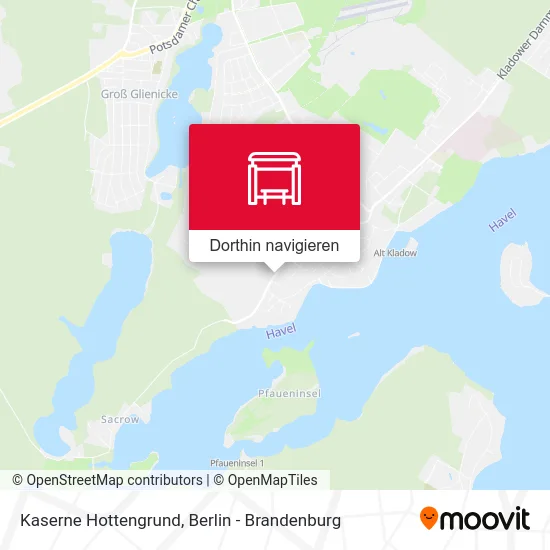Kaserne Hottengrund Karte