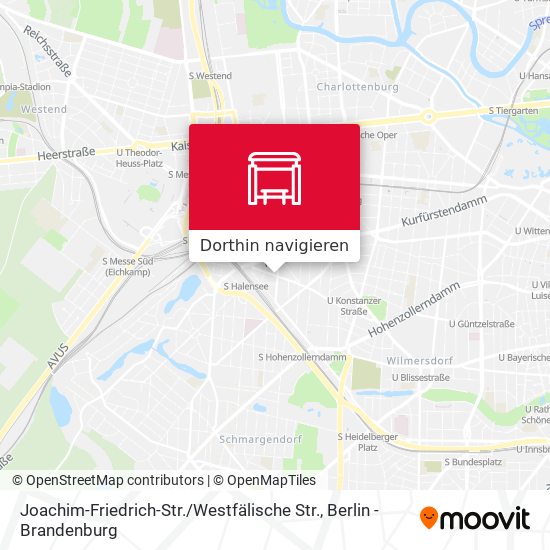 Joachim-Friedrich-Str. / Westfälische Str. Karte