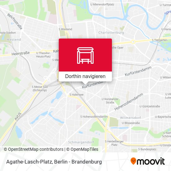 Agathe-Lasch-Platz Karte