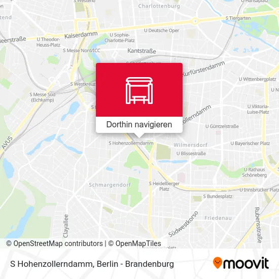 S Hohenzollerndamm Karte