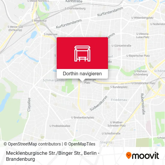 Mecklenburgische Str. / Binger Str. Karte