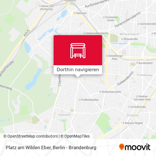 Platz am Wilden Eber Karte