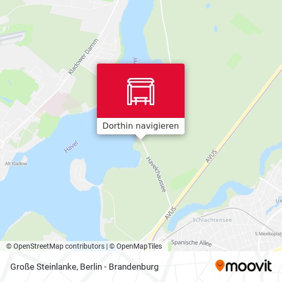 Große Steinlanke Karte