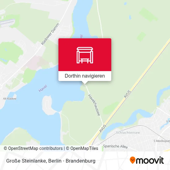 Große Steinlanke Karte