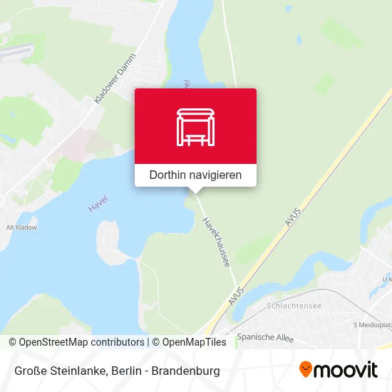 Große Steinlanke Karte