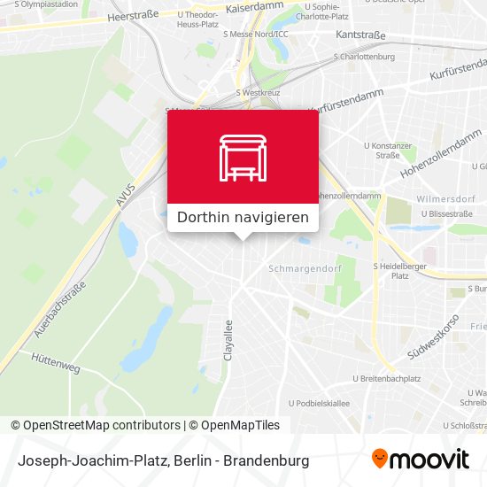 Joseph-Joachim-Platz Karte