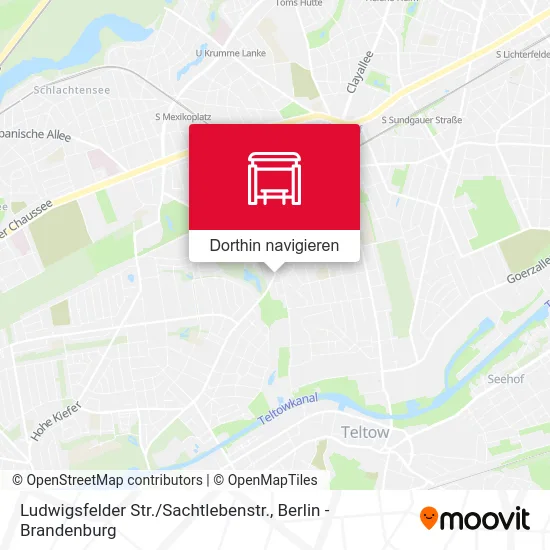 Ludwigsfelder Str. / Sachtlebenstr. Karte