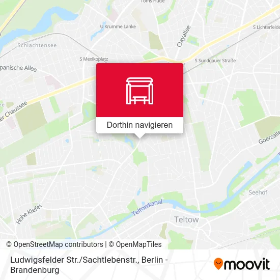Ludwigsfelder Str. / Sachtlebenstr. Karte
