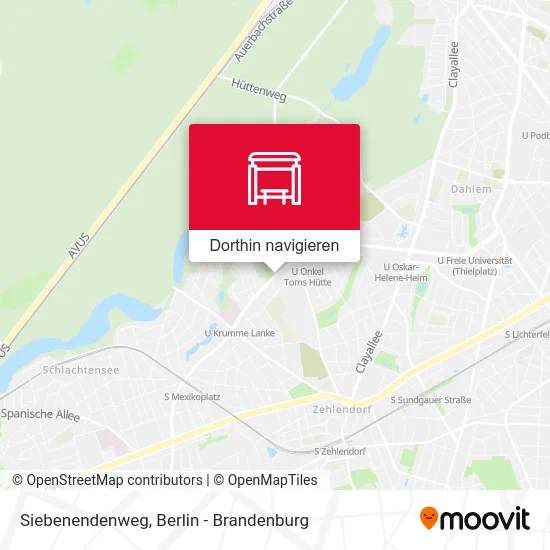 Siebenendenweg Karte