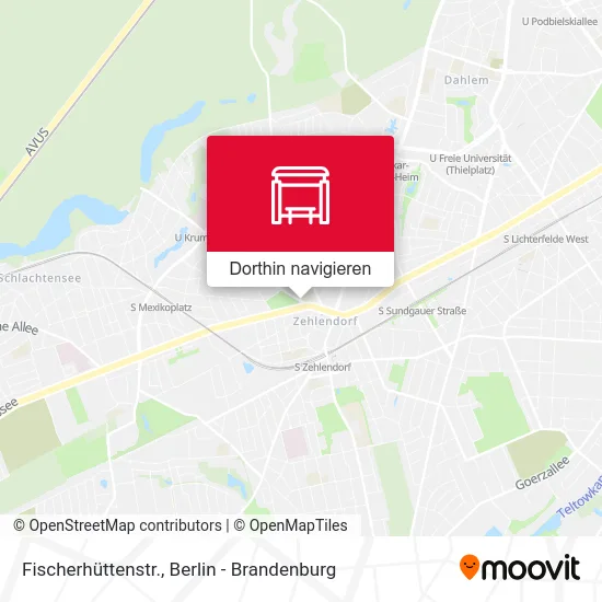 Fischerhüttenstr. Karte