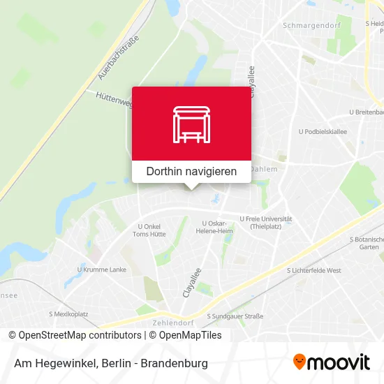 Am Hegewinkel Karte