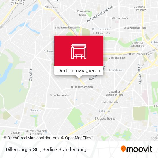 Dillenburger Str. Karte