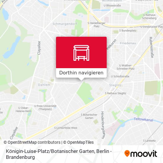 Königin-Luise-Platz / Botanischer Garten Karte