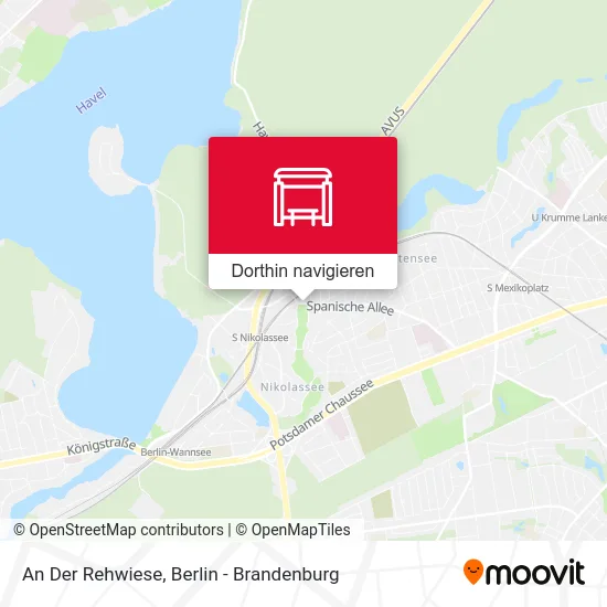 An Der Rehwiese Karte