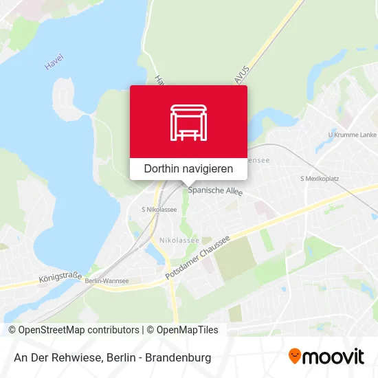 An Der Rehwiese Karte