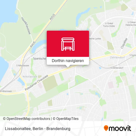 Lissabonallee Karte