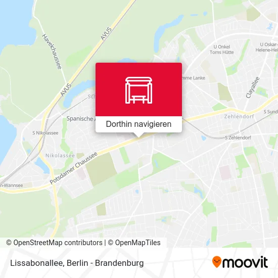 Lissabonallee Karte