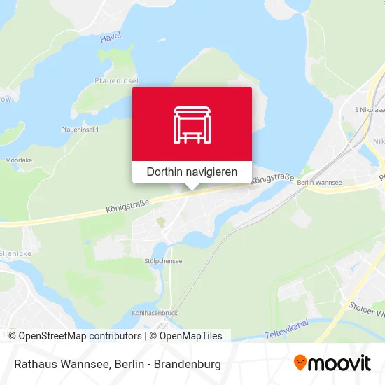 Rathaus Wannsee Karte