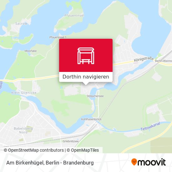 Am Birkenhügel Karte