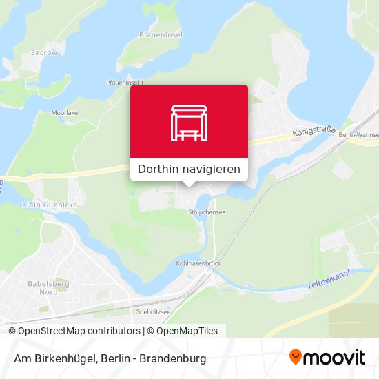 Am Birkenhügel Karte