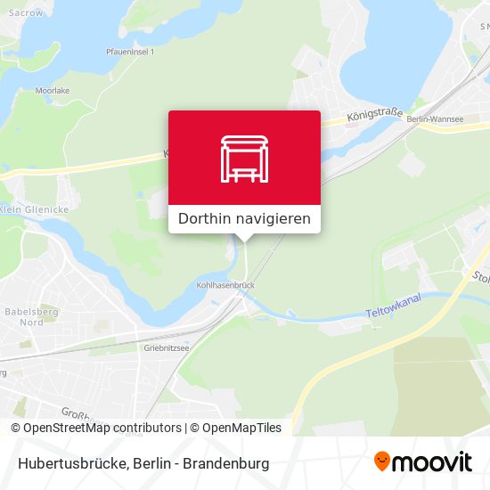 Hubertusbrücke Karte
