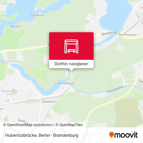 Hubertusbrücke Karte