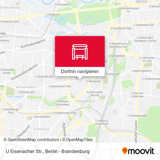 U Eisenacher Str. Karte