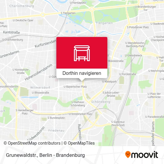 Grunewaldstr. Karte