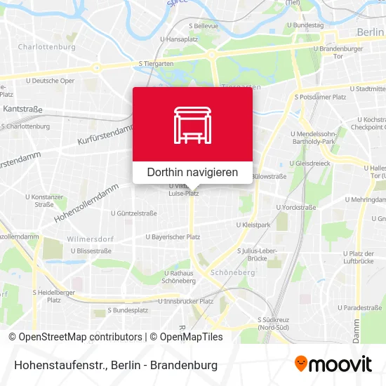 Hohenstaufenstr. Karte