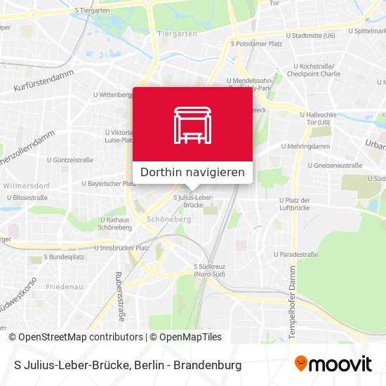S Julius-Leber-Brücke Karte