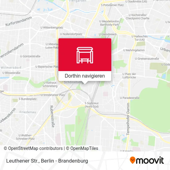 Leuthener Str. Karte