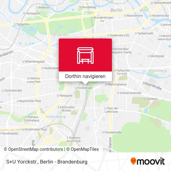 S+U Yorckstr. Karte