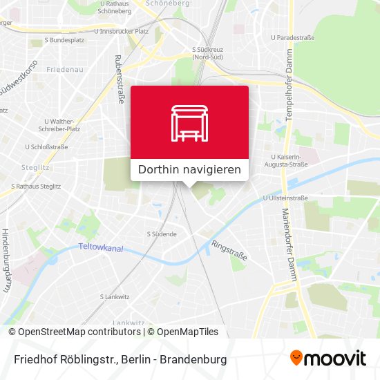 Friedhof Röblingstr. Karte
