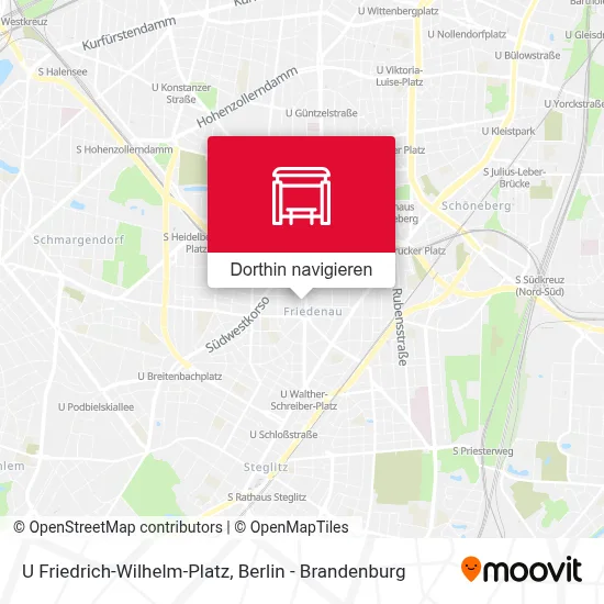 U Friedrich-Wilhelm-Platz Karte