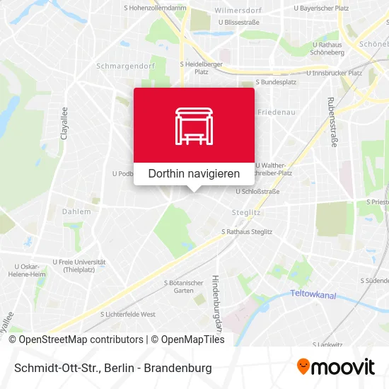 Schmidt-Ott-Str. Karte