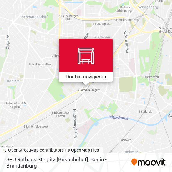 S+U Rathaus Steglitz [Busbahnhof] Karte