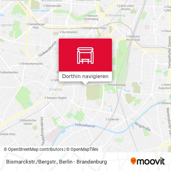 Bismarckstr./Bergstr. Karte