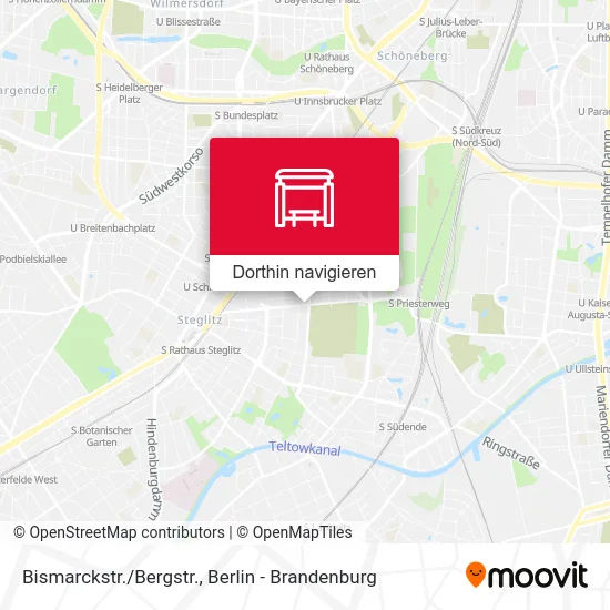 Bismarckstr./Bergstr. Karte